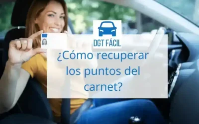 ¿Cómo recuperar los puntos del carnet?